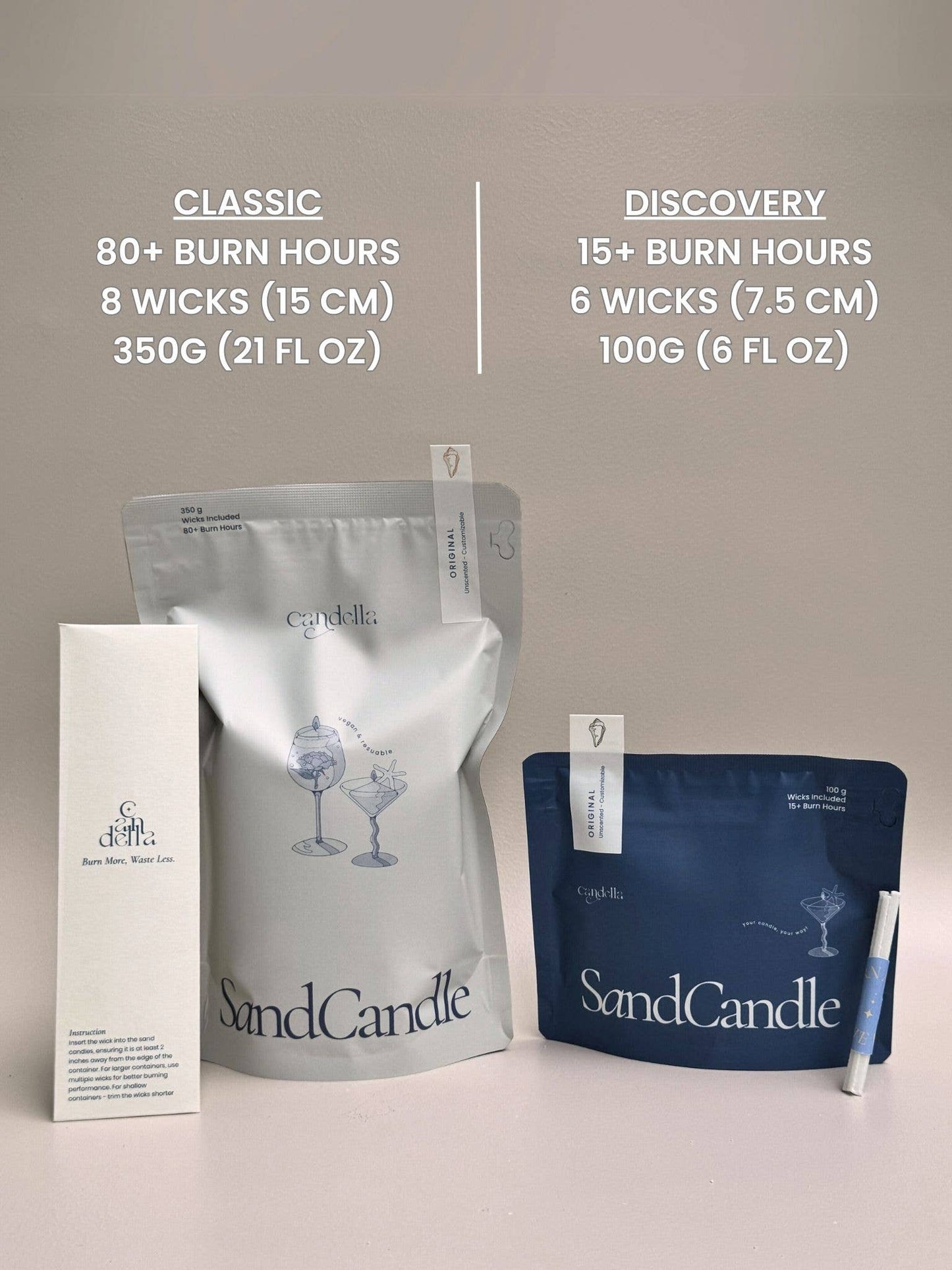 Sand Candles - Cloud 9: Classic - 350g