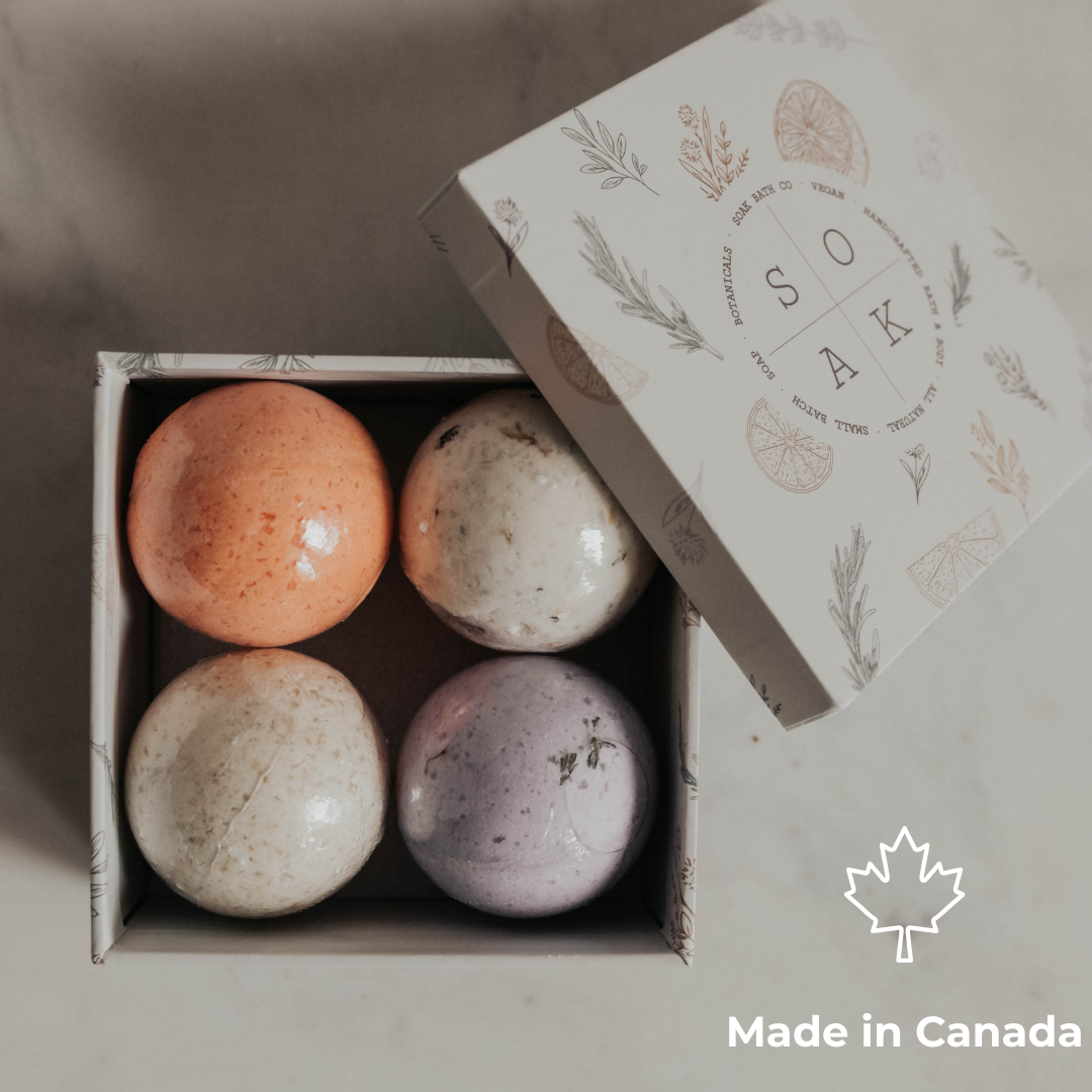 Mini Bath Bomb Gift Box - Canadian Handmade