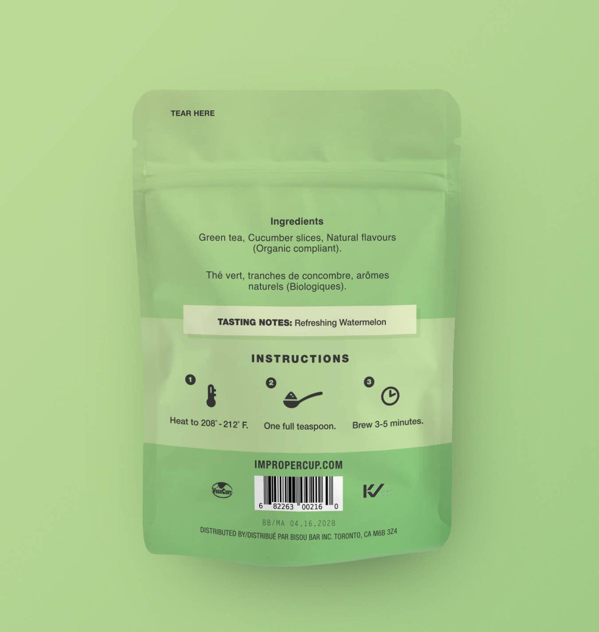 Shut Up & Zen Green tea, 20 Servings, Flavoured Tea Blend