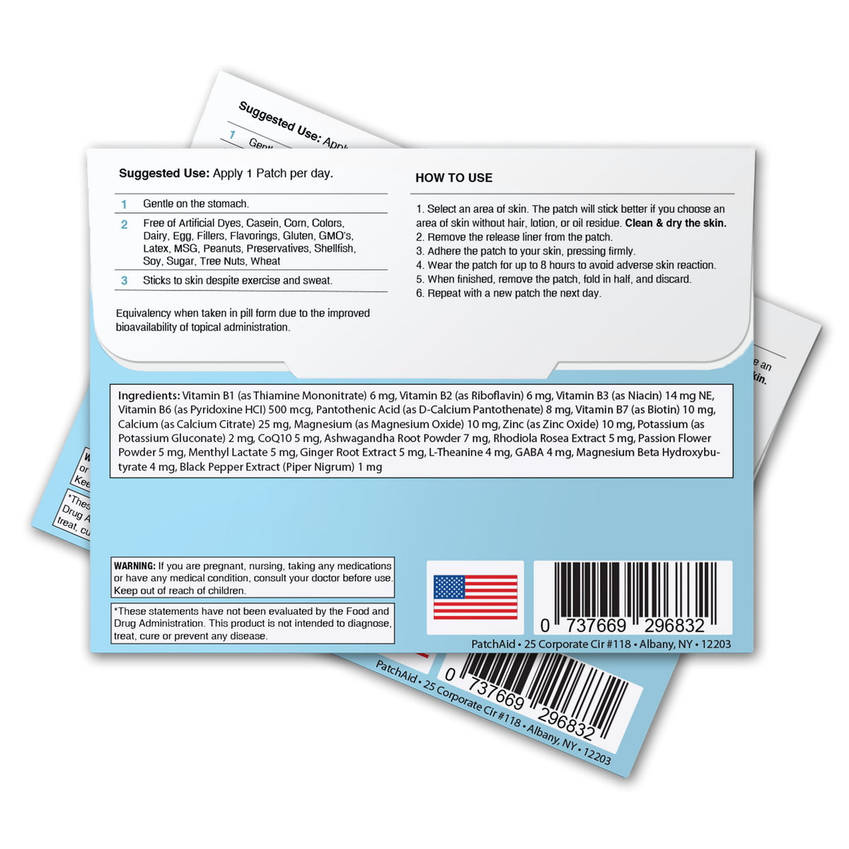 Relax & Unwind Patch - Stress Relief & Relaxation Support: 1-Pack