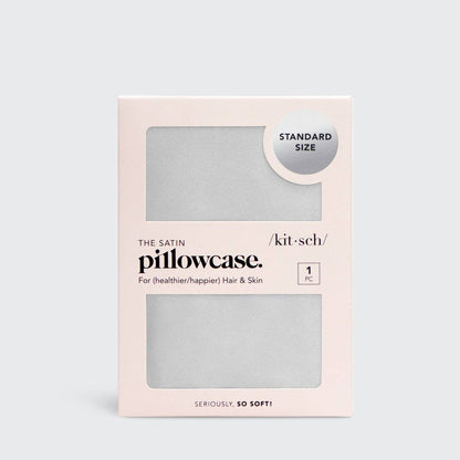 Satin Pillowcase -  Silver