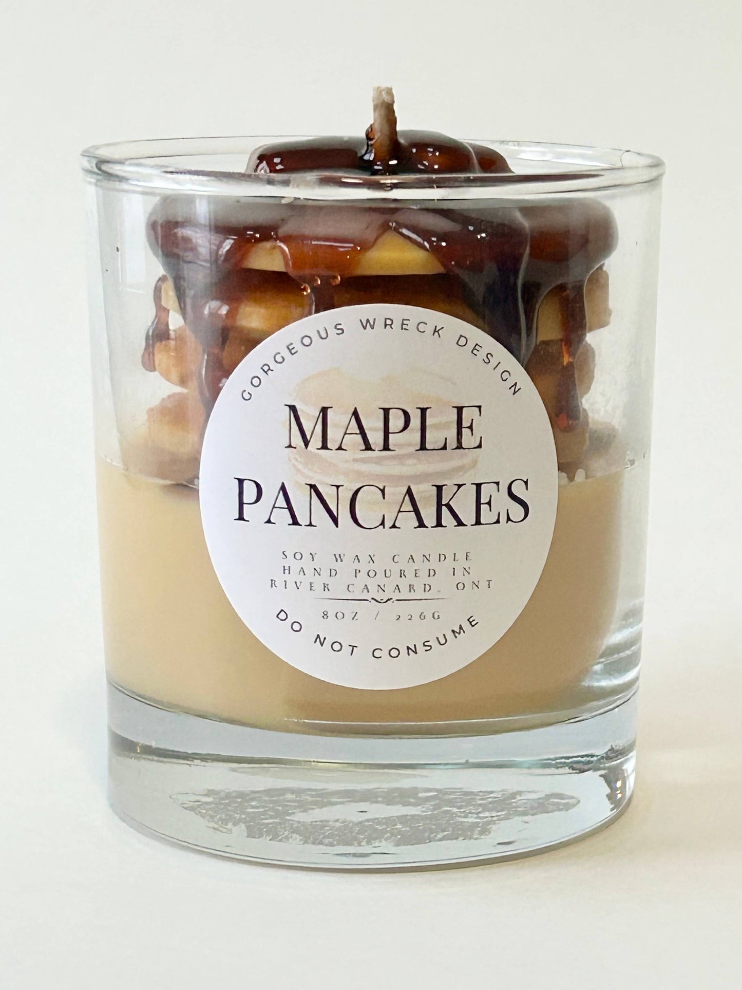 Maple Pancake Dessert Candle