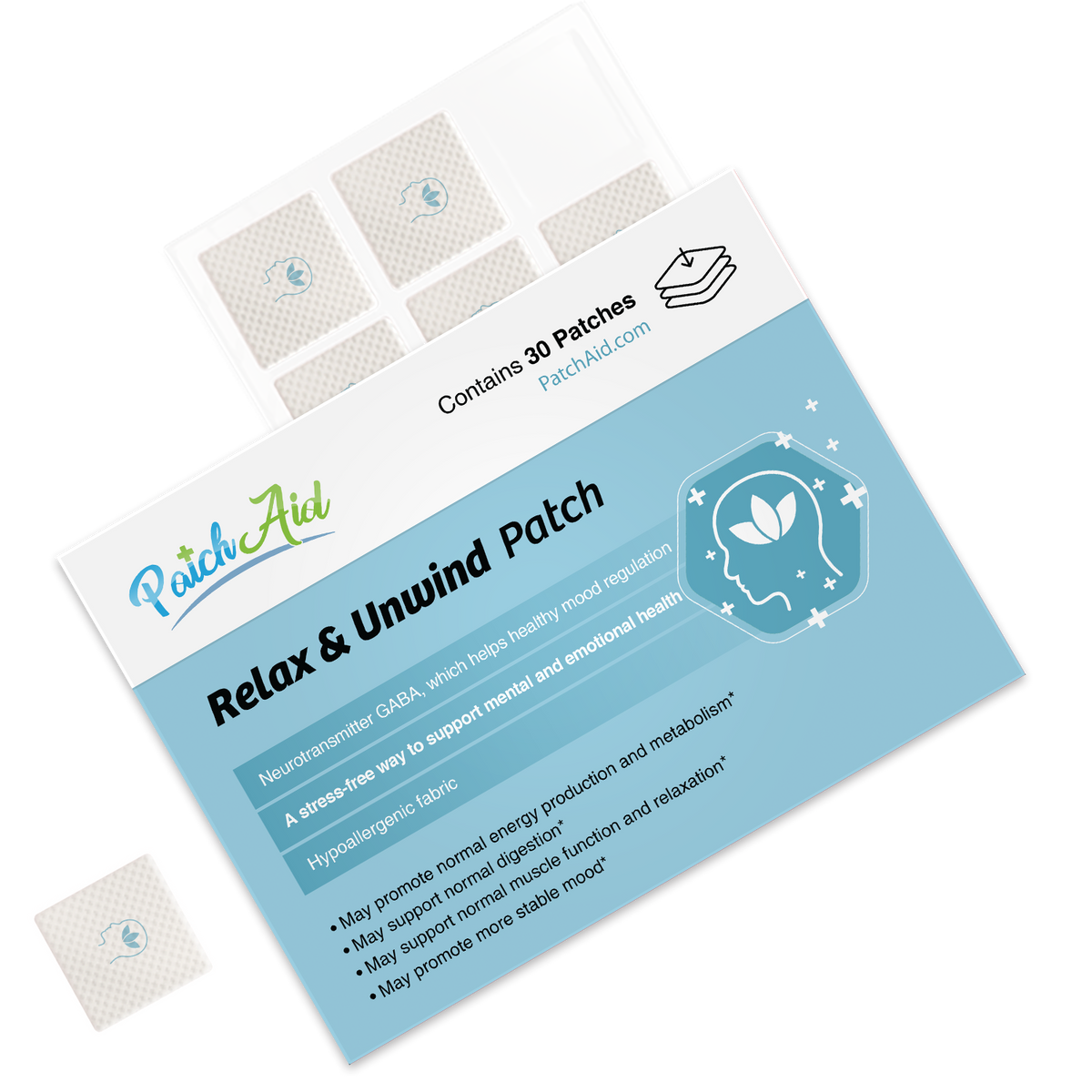 Relax & Unwind Patch - Stress Relief & Relaxation Support: 1-Pack
