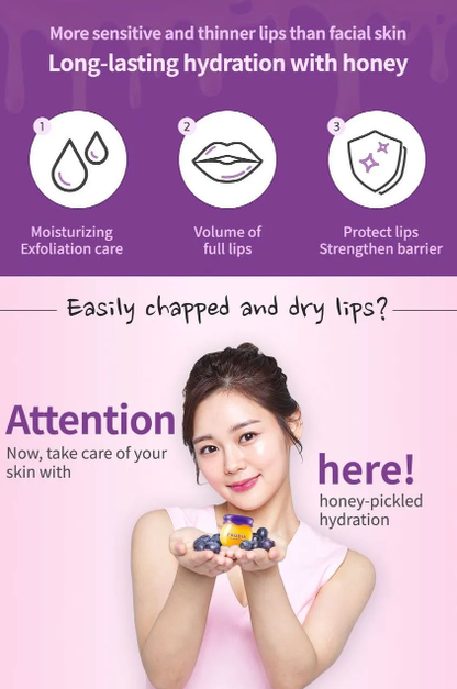 FRUIDA Hydrating Honey Lip Balm: Blueberry Hydrating