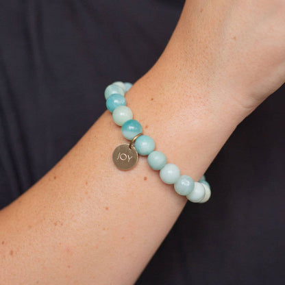 Turquoise Joy Serenity Stone Bracelet: JOY
