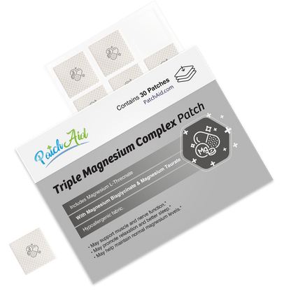 Triple Magnesium Complex Patch - Relaxation & Muscle Support: 1-Pack