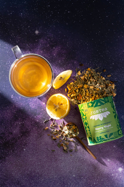 STARRY NIGHT Tin & Spoon - Organic, Fair-Trade, Herbal Tea