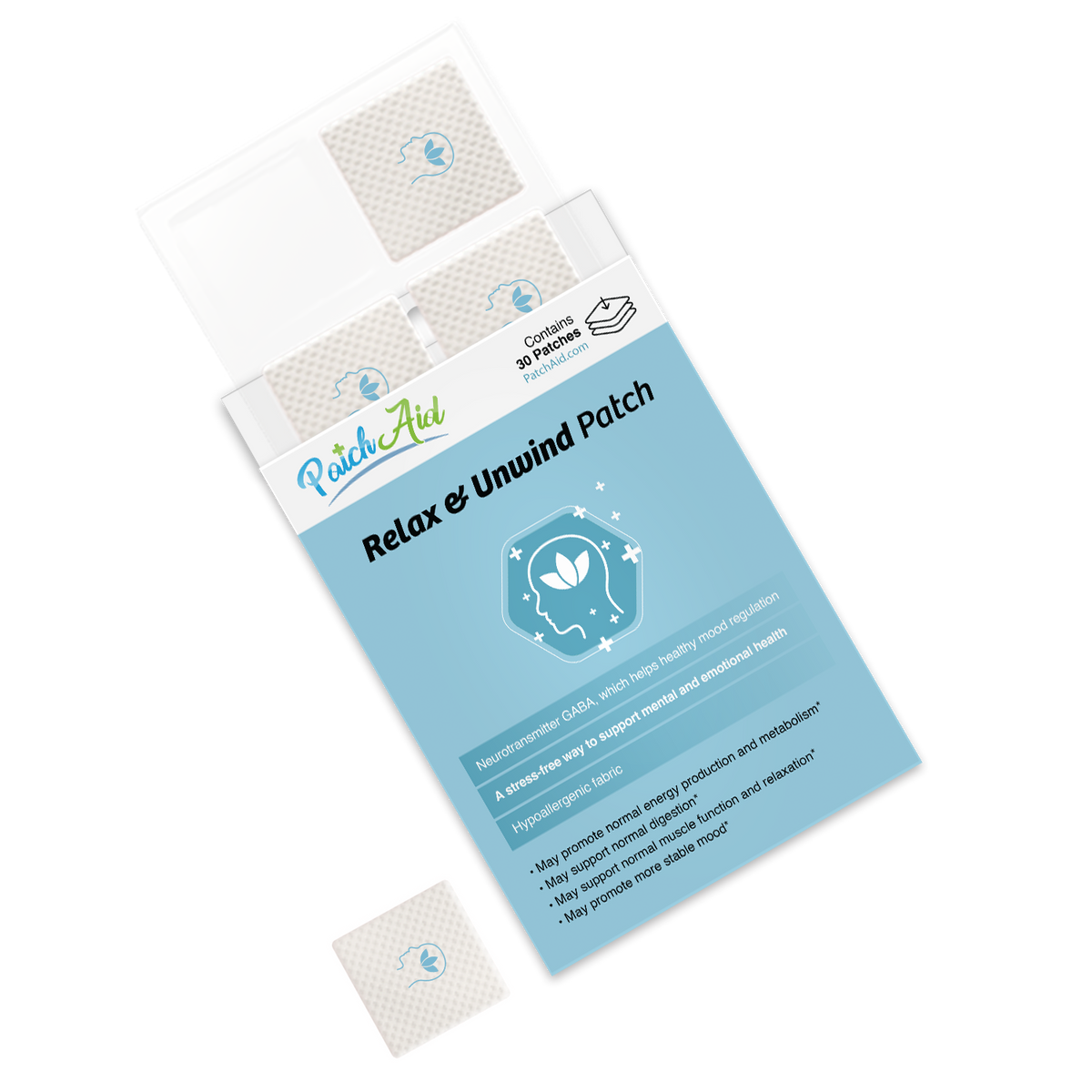 Relax & Unwind Patch - Stress Relief & Relaxation Support: 1-Pack
