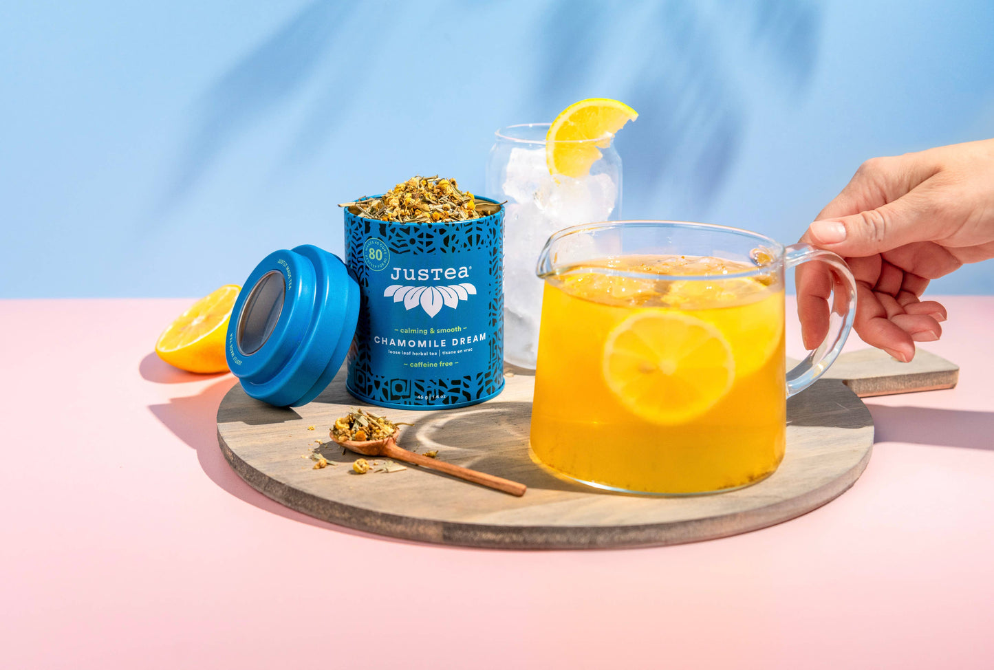 Chamomile Dream Tin & Spoon - Fair-Trade, Calming Herbal Tea