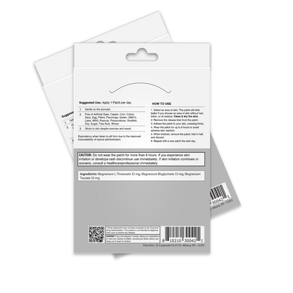 Triple Magnesium Complex Patch - Relaxation & Muscle Support: 1-Pack