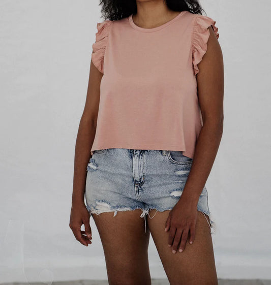 Belize Ruffle Crop