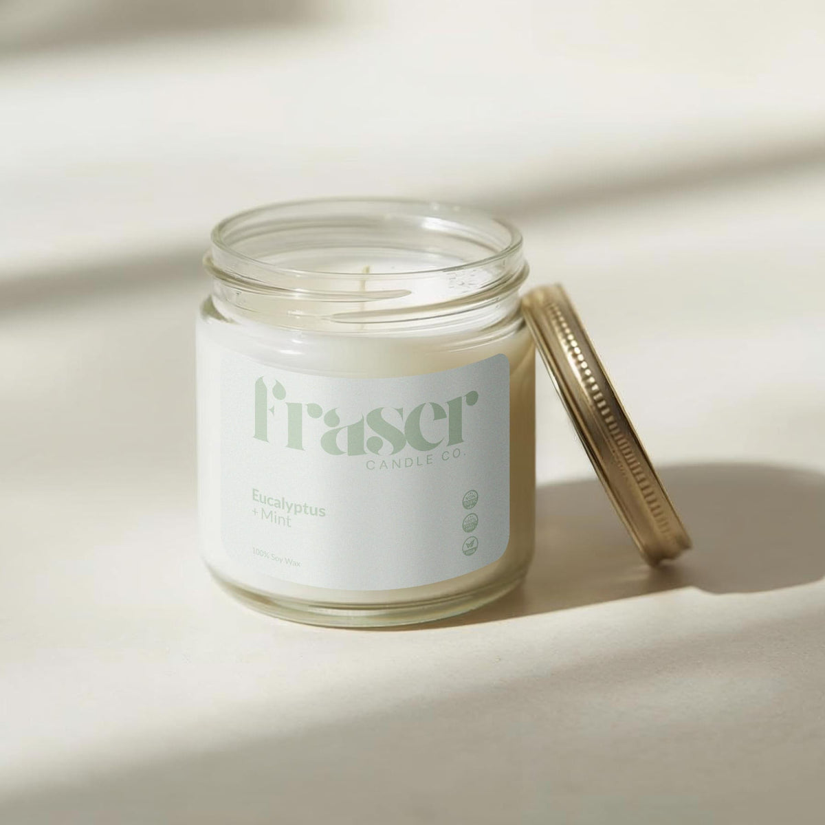 Eucalyptus + Mint - soy wax candle