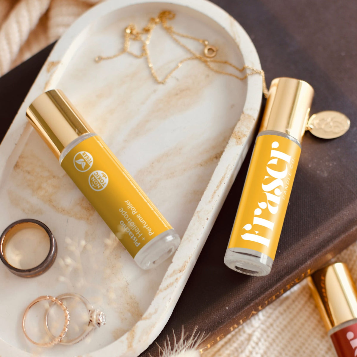 Pistachio + Heliotrope Perfume Roller (No. 7)