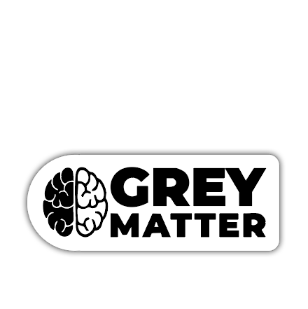 Grey Matter Sticker