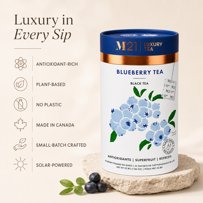 Blueberry Luxury Black Tea | Canadian | 24ct