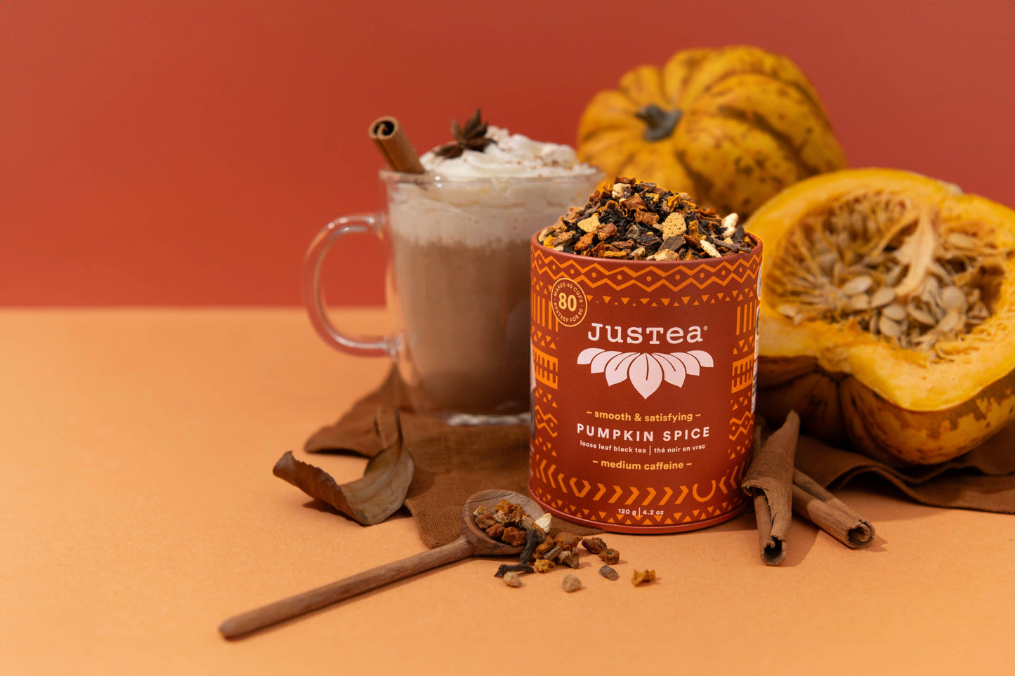 PUMPKIN SPICE Tin & Spoon - Organic, Fair-Trade, Black Tea