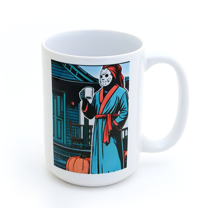 Jason - Mornings are Murder Mug, Halloween movie Mug