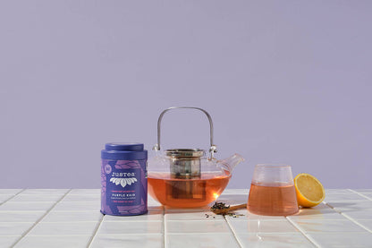 Purple Rain Tin with Spoon - Organic, Fair-Trade, Purple Tea