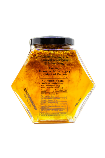 Ginger + Turmeric Infused Honey: Mini (100ml)