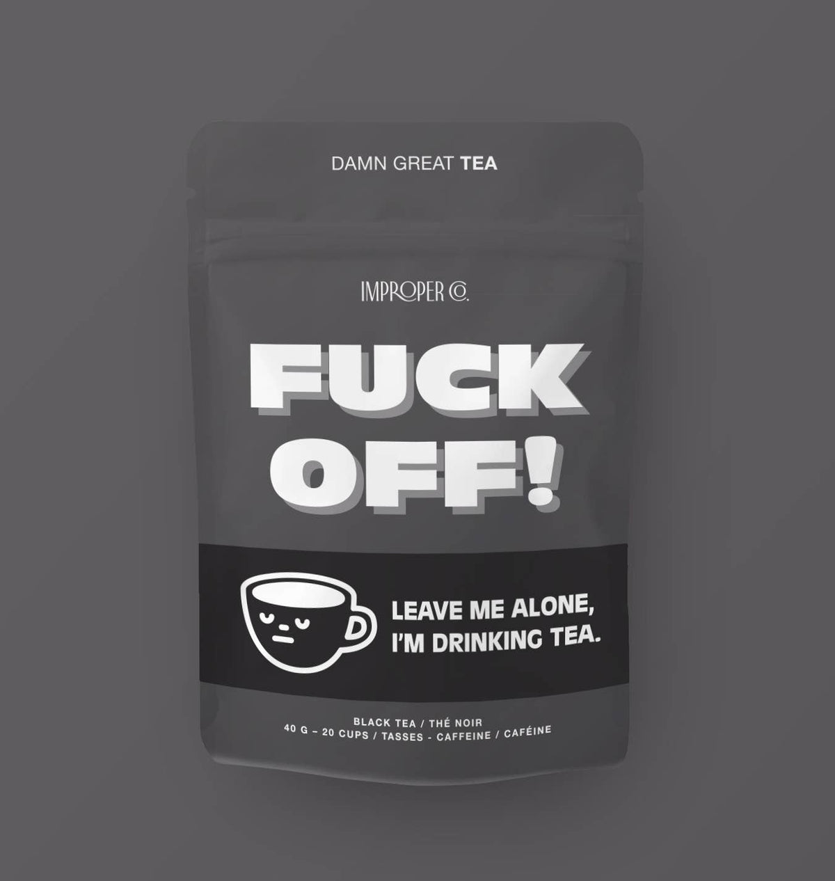 Fuck Off! Black tea, 20 Servings, Flavoured Tea Blend