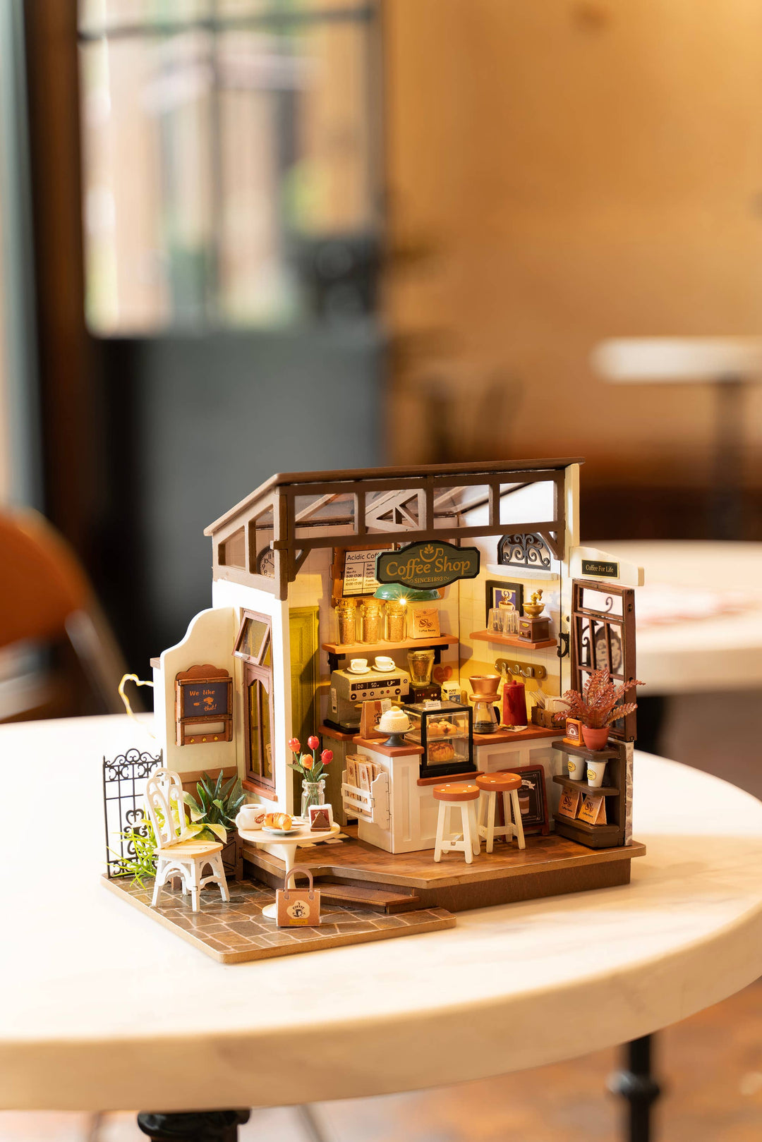 DIY Miniature House Kit: No. 17 Café
