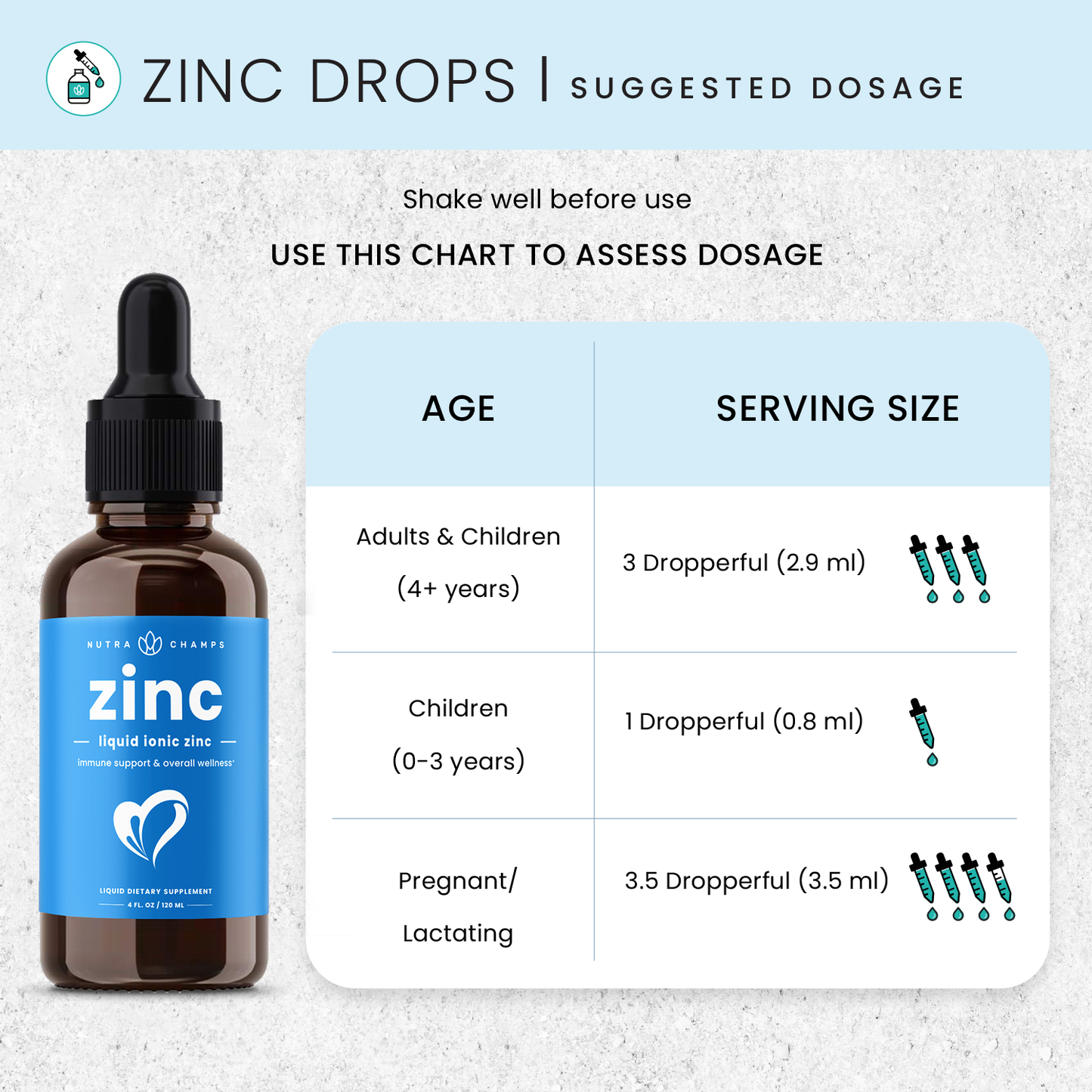 Zinc Drops Enhanced with Vitamin C