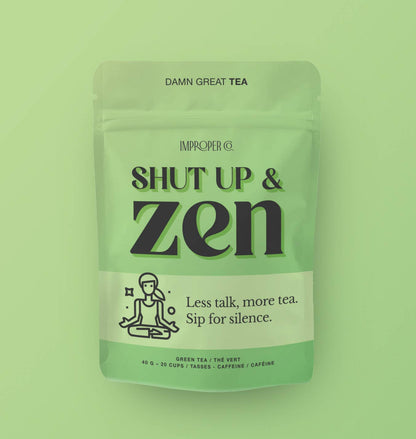 Shut Up & Zen Green tea, 20 Servings, Flavoured Tea Blend