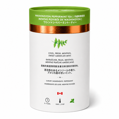 Washington Mint Luxury Herbal Tea | Canadian | 24ct