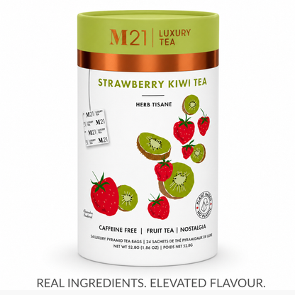 Strawberry Kiwi Luxury Herbal Tea | Canadian | 24ct