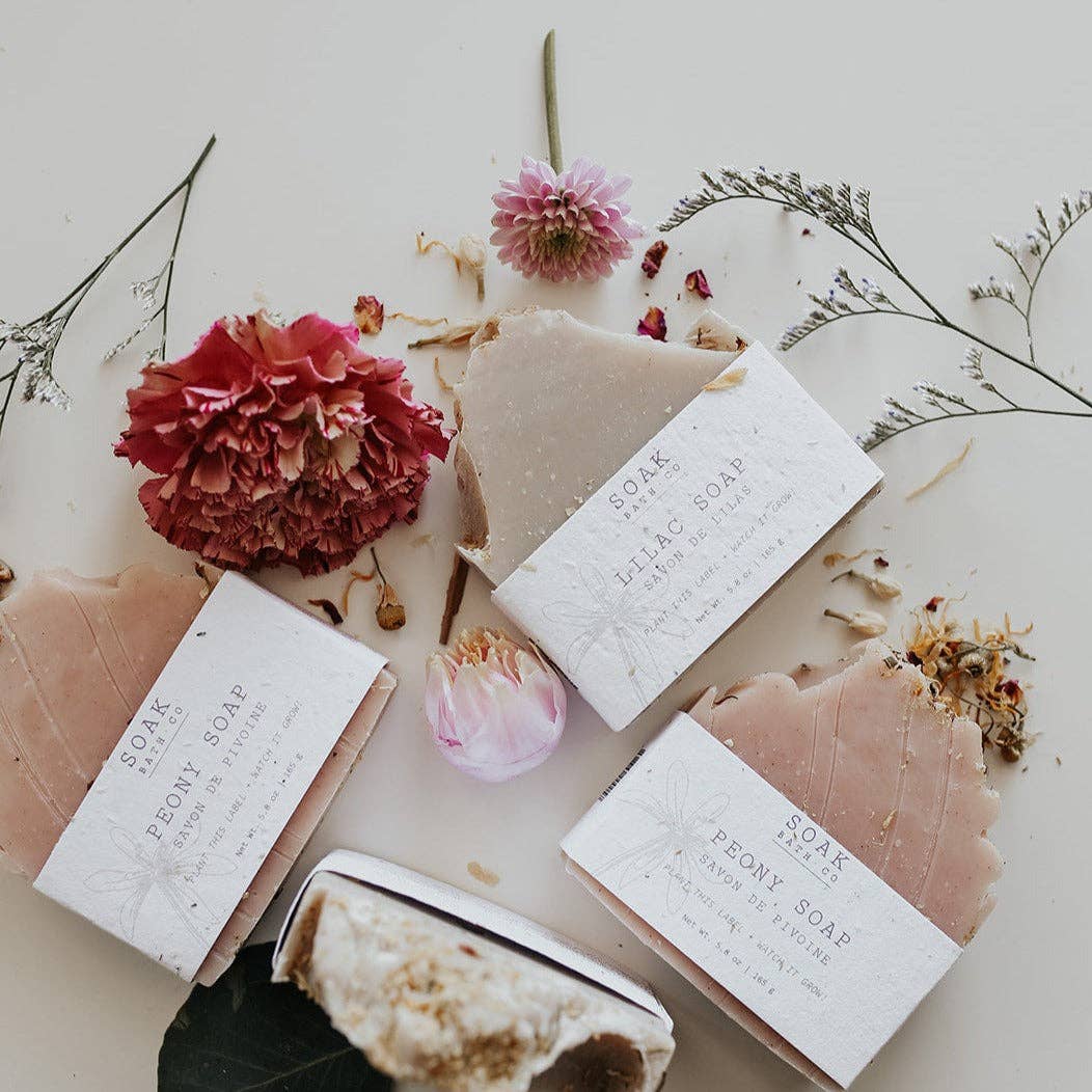 Lilac Soap Bar: Floral Collection - Made in Canada