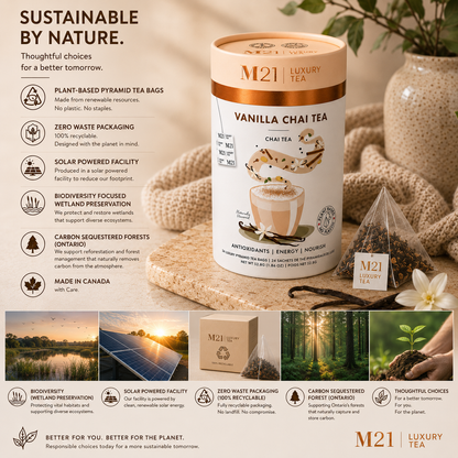 Vanilla Chai Luxury Black Tea | Canadian | 24ct
