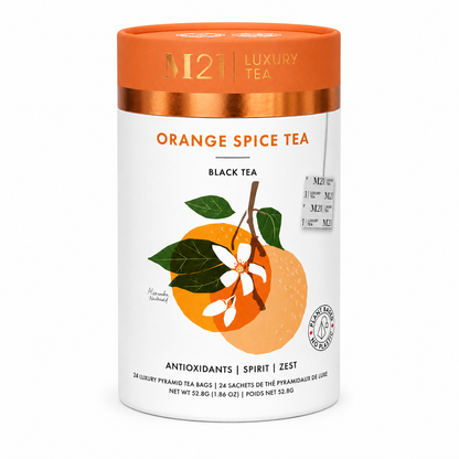 Orange Spice Luxury Black Tea | Canadian | 24ct