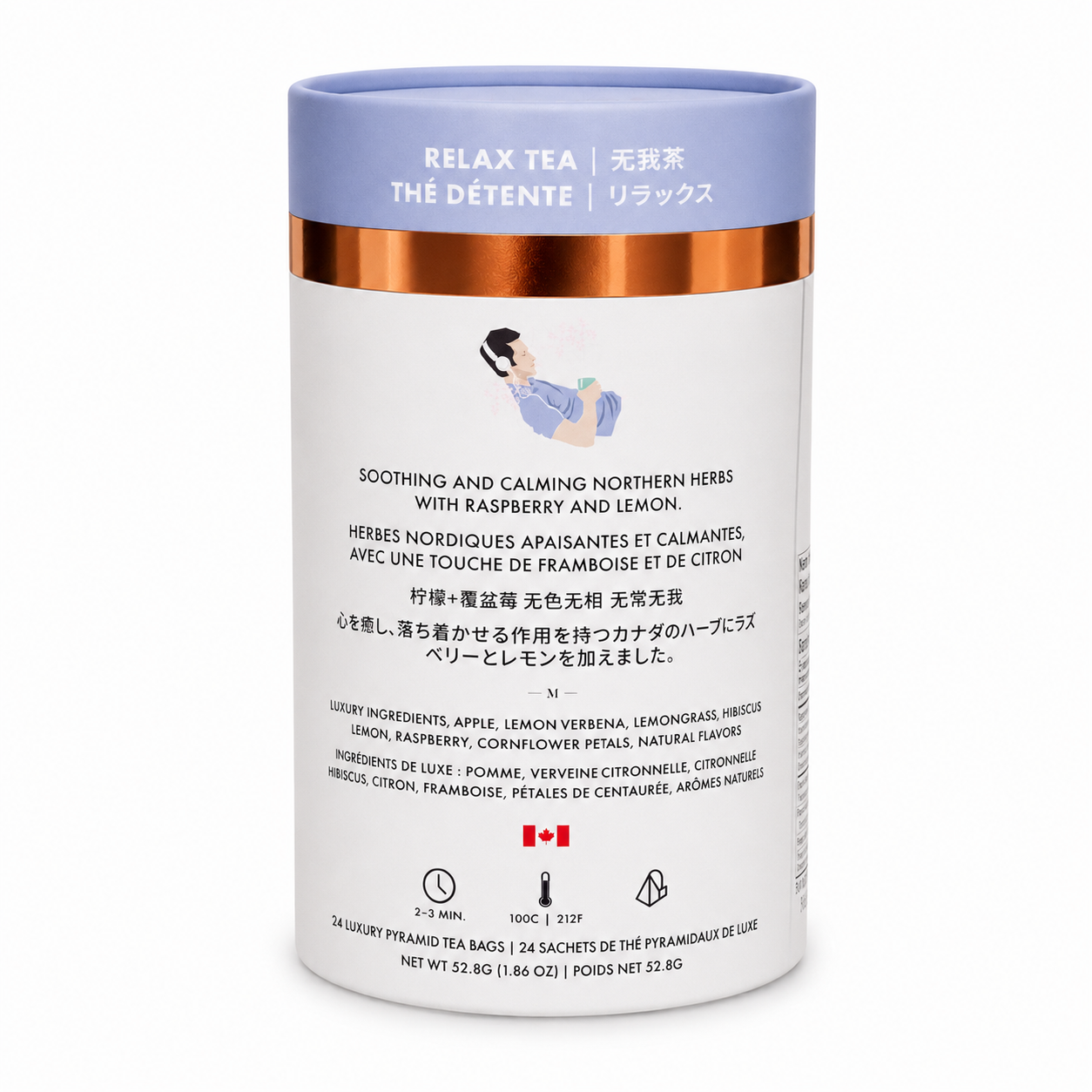Relax Luxury Herbal tea | Canadian : Large