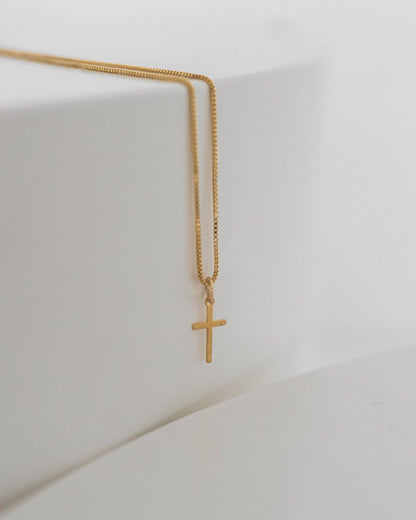 Dainty Cross Necklace: 16