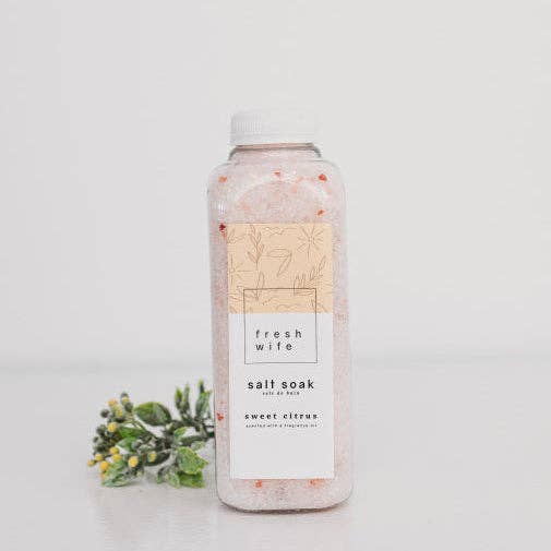 Sweet Citrus Salt Soak