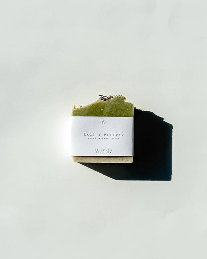 Sage + Vetiver Body + Face Bar