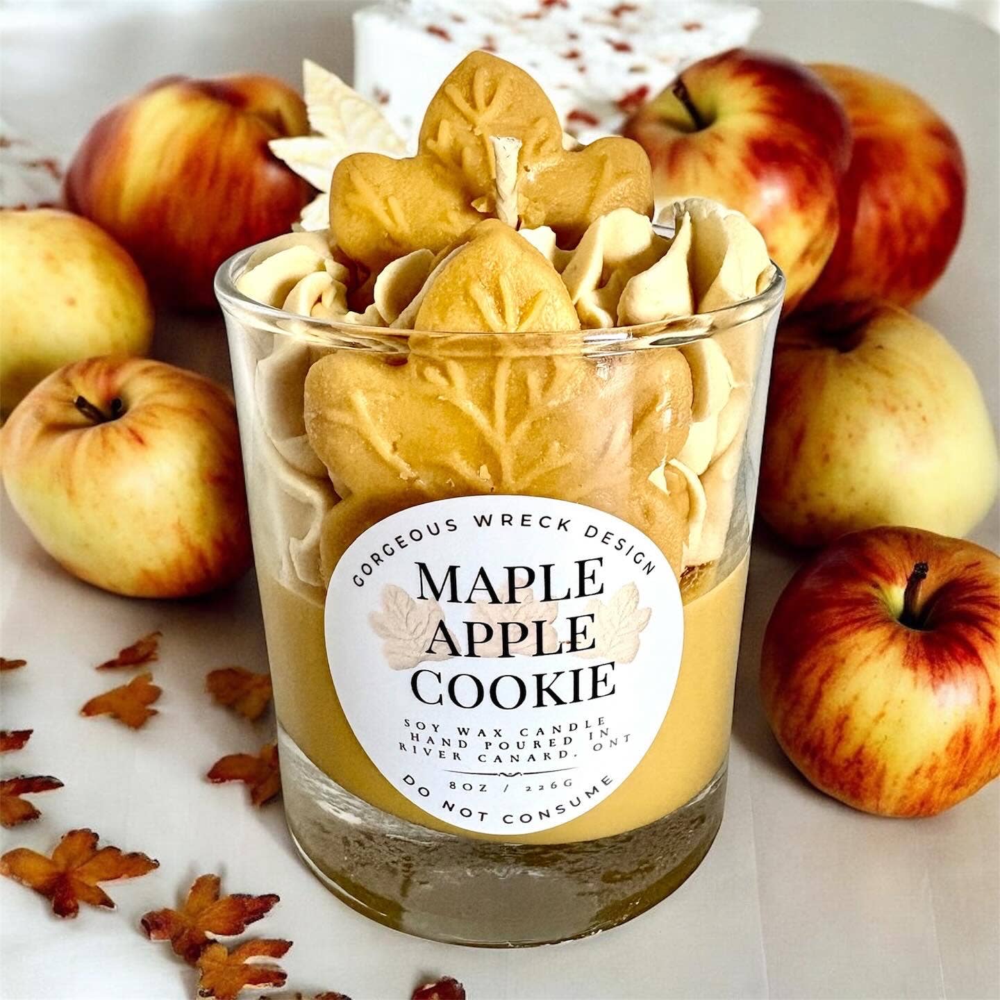 Maple Apple Cookie Candle