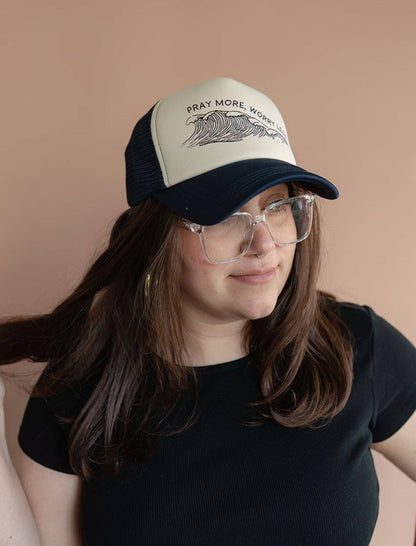 Hat: Pray More Worry Less