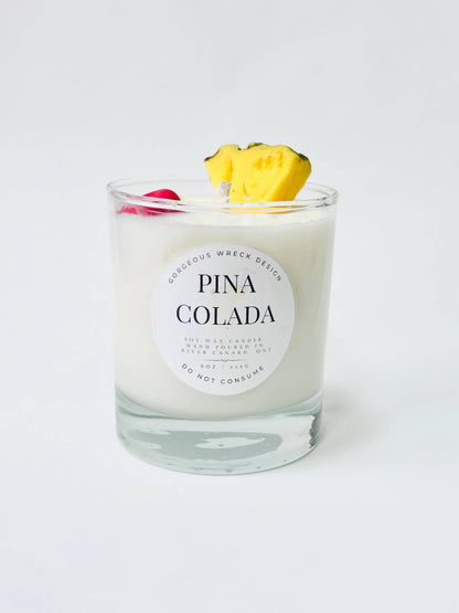 Pina Colada Dessert Candle .