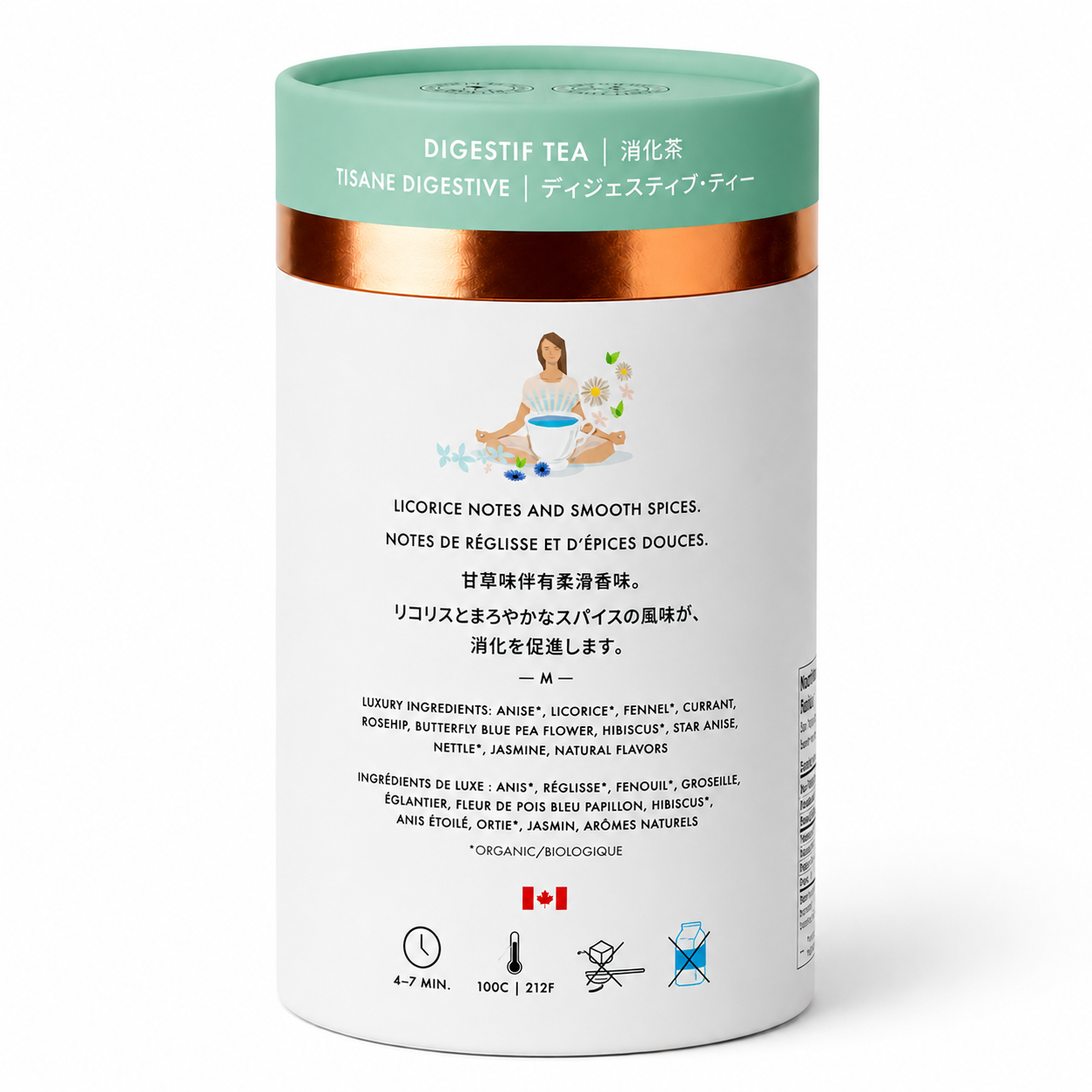 Digestif Luxury Herbal Tea | Canadian | 24ct