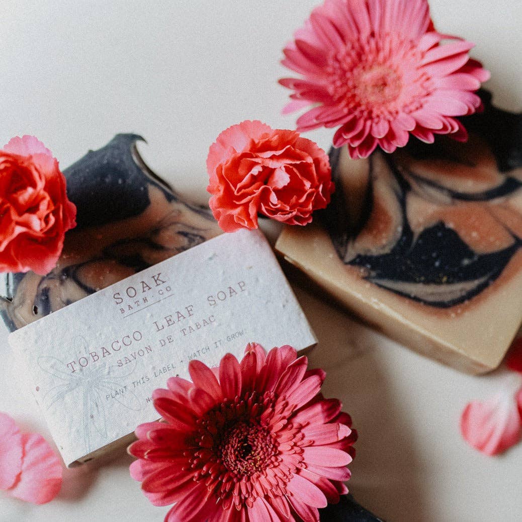 Tobacco Leaf Soap Bar - #2 Bestseller - Canadian Handmade