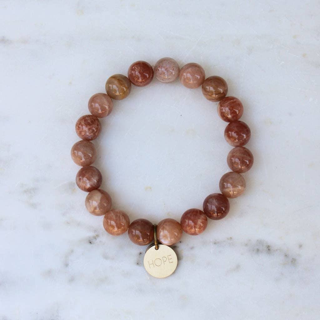 Dusty Rose Faith Serenity Stone: Faith