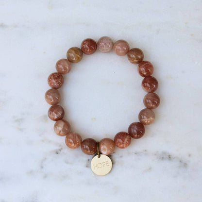 Dusty Rose Faith Serenity Stone: Faith