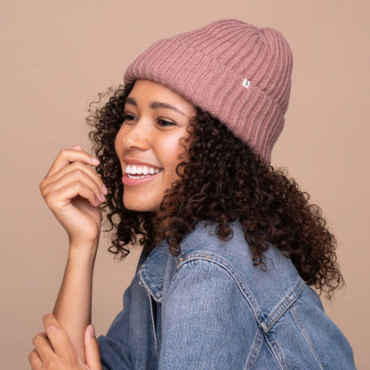 Glazey™ Satin-Lined Beanie - Blush