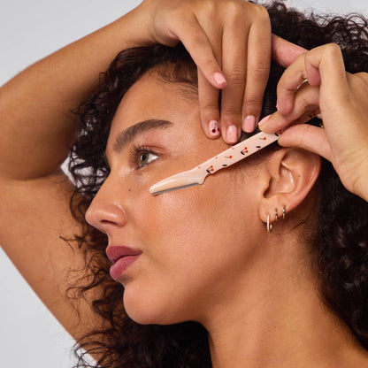 Recycled Plastic Dermaplaners 6pc Set - Asstd Cherry Blossom