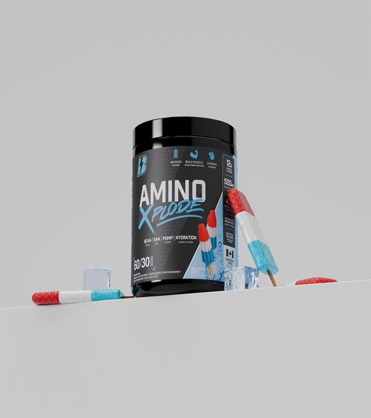 Amino Xplode - EAA/BCAA/Hydration - Red, White & Pop (Rocket