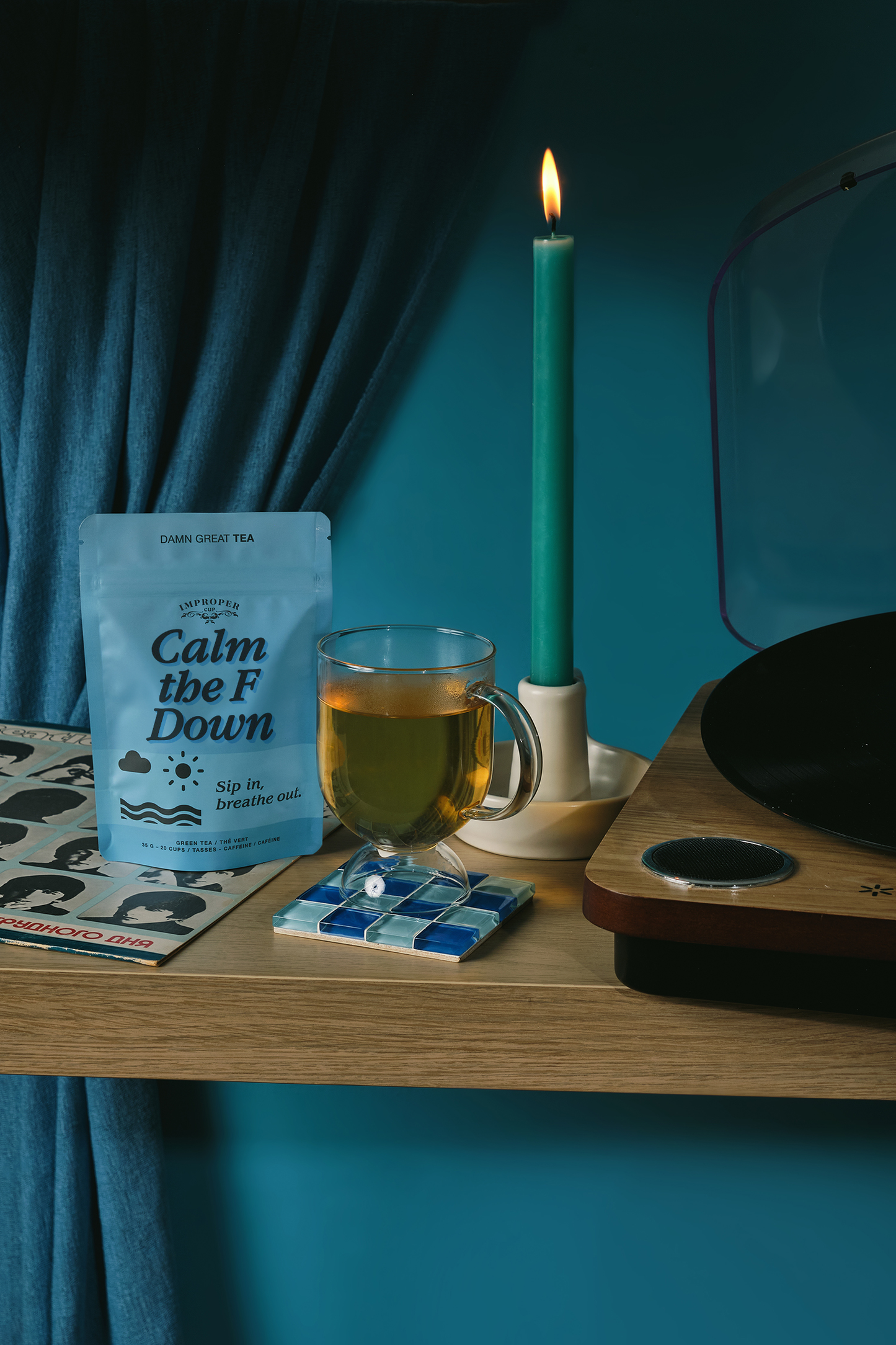 Calm the F Down Green tea