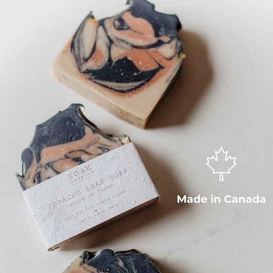 Tobacco Leaf Soap Bar - #2 Bestseller - Canadian Handmade
