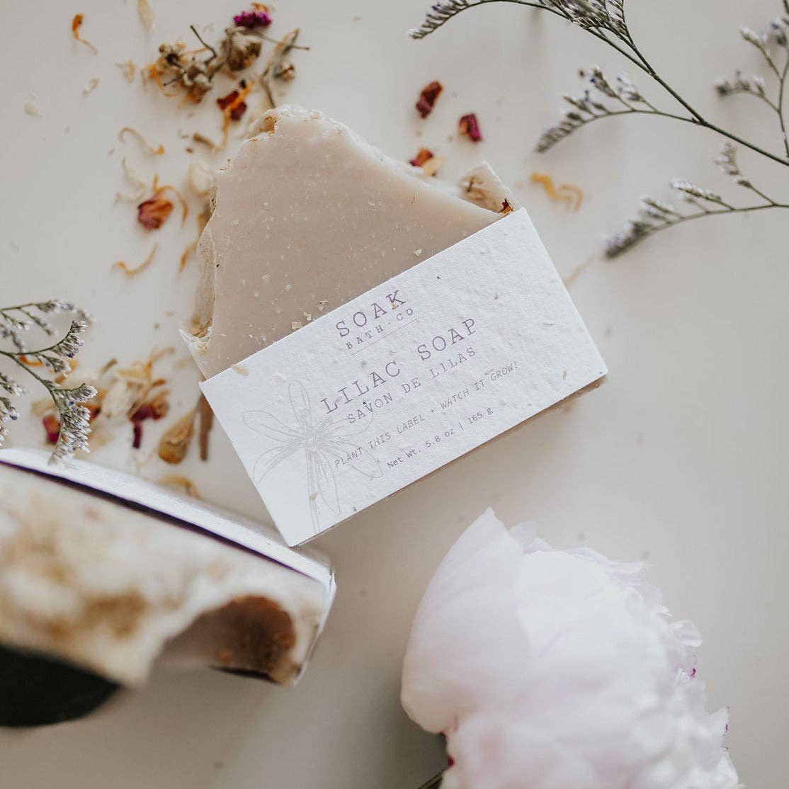 Peony Soap Bar: Floral Collection - Made in Canada