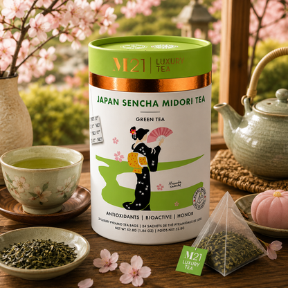 Sencha Midori Luxury Green Tea | Canadian | 24ct